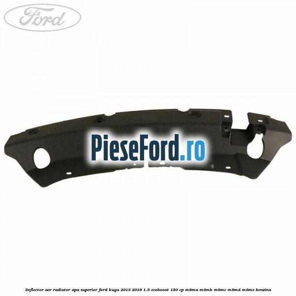 Deflector aer radiator apa superior Ford Kuga 2013-2016 1.5 EcoBoost 150 cp Deflector aer radiator apa superior Ford Kuga 2013-2016 1.5 EcoBoost 150 cp M8MA, M8MB, M8MC, M8MD, M8ME benzina