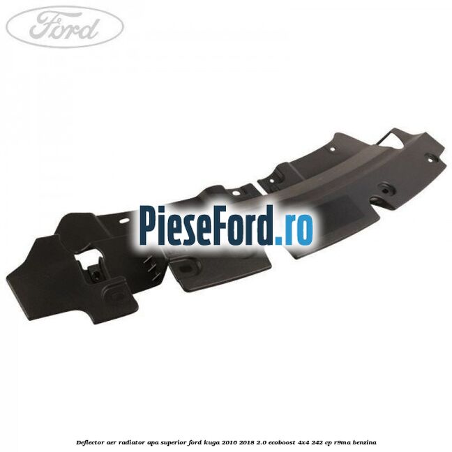 Deflector aer radiator apa superior Ford Kuga 2016-2018 2.0 EcoBoost 4x4 242 cp R9MA benzina