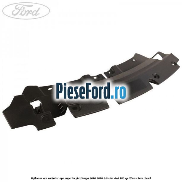Deflector aer radiator apa superior Ford Kuga 2016-2018 2.0 TDCi 4x4 150 cp T7MA, T7MB diesel
