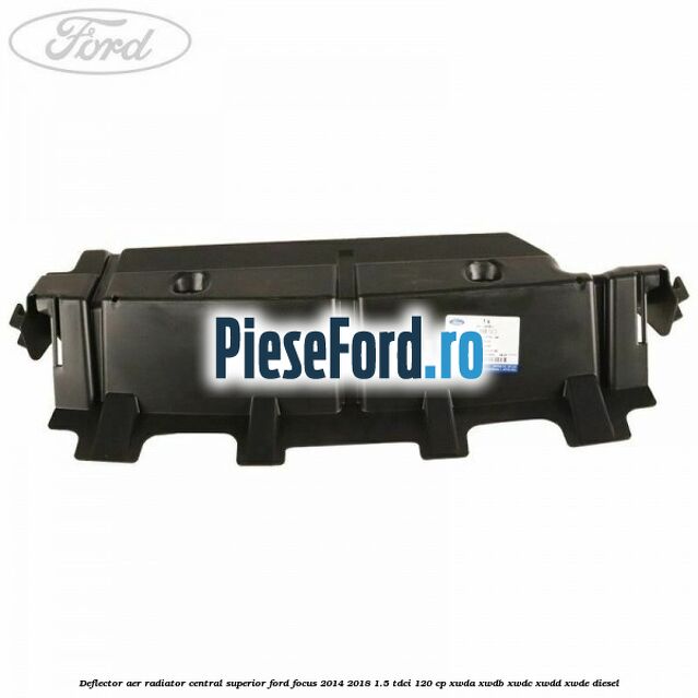 Deflector aer radiator central superior Ford Focus 2014-2018 1.5 TDCi 120 cp Deflector aer radiator central superior Ford Focus 2014-2018 1.5 TDCi 120 cp XWDA, XWDB, XWDC, XWDD, XWDE diesel