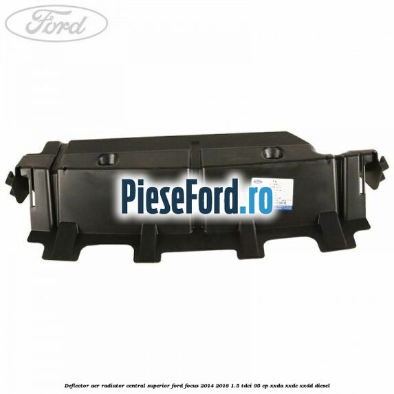 Deflector aer radiator central superior Ford Focus 2014-2018 1.5 TDCi 95 cp XXDA, XXDC, XXDD diesel