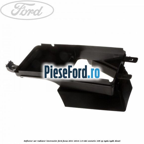 Deflector aer radiator intercooler Ford Focus 2011-2014 1.6 TDCi ECOnetic 105 cp NGDA, NGDB diesel