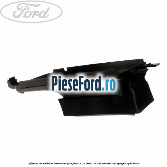 Deflector aer radiator intercooler Ford Focus 2011-2014 1.6 TDCi ECOnetic 105 cp NGDA, NGDB diesel