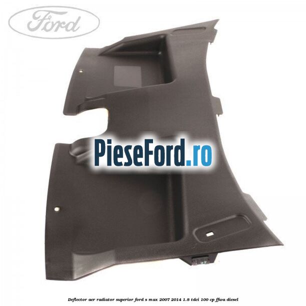 Deflector aer radiator superior Ford S-Max 2007-2014 1.8 TDCi 100 cp FFWA diesel