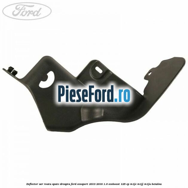 Deflector aer roata spate dreapta Ford EcoSport 2013-2018 1.0 EcoBoost 125 cp M1JC, M1JJ, M1JU benzina