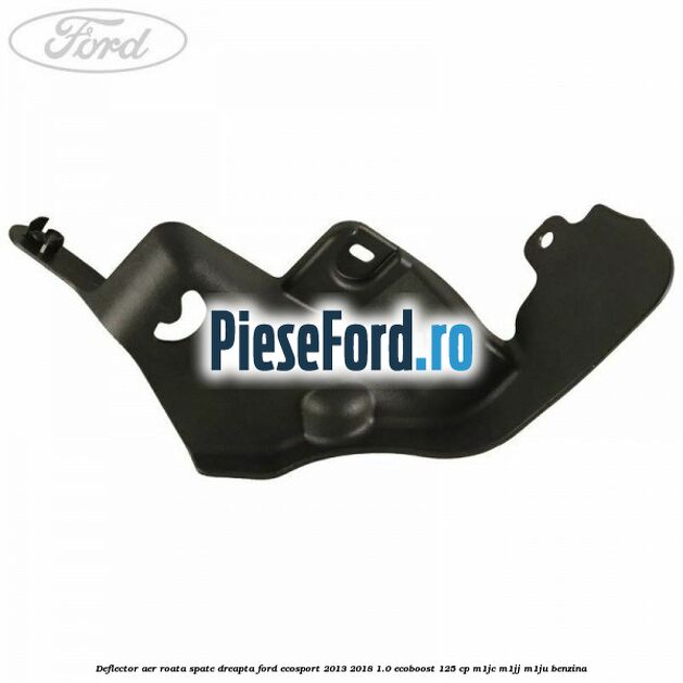 Deflector aer roata spate dreapta Ford EcoSport 2013-2018 1.0 EcoBoost 125 cp M1JC, M1JJ, M1JU benzina