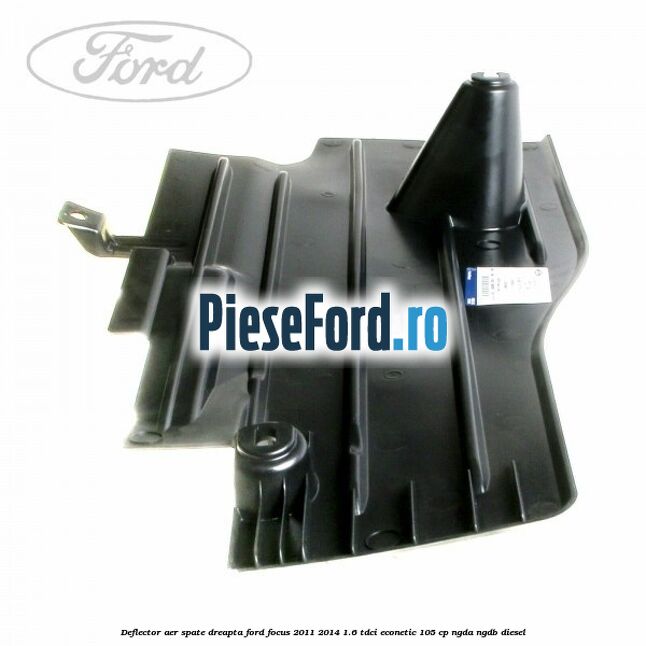Deflector aer spate dreapta Ford Focus 2011-2014 1.6 TDCi ECOnetic 105 cp NGDA, NGDB diesel