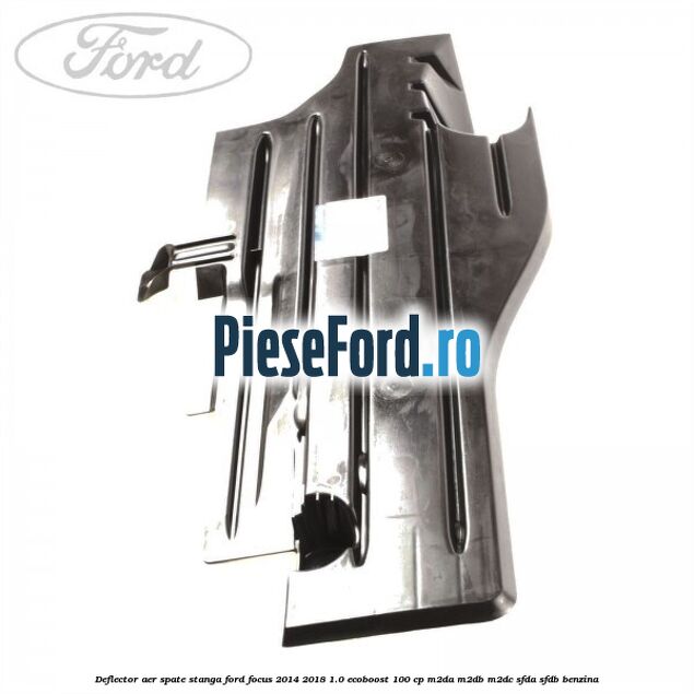 Deflector aer spate stanga Ford Focus 2014-2018 1.0 EcoBoost 100 cp M2DA, M2DB, M2DC, SFDA, SFDB benzina