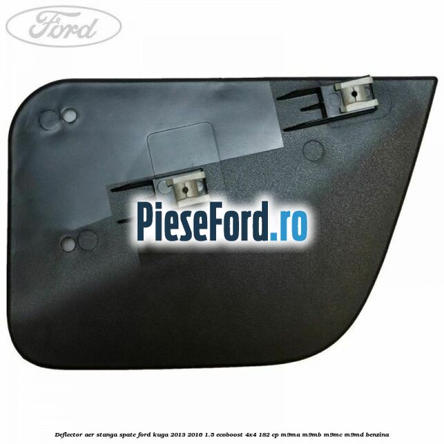 Deflector aer stanga spate Ford Kuga 2013-2016 1.5 EcoBoost 4x4 182 cp Deflector aer stanga spate Ford Kuga 2013-2016 1.5 EcoBoost 4x4 182 cp M9MA, M9MB, M9MC, M9MD benzina