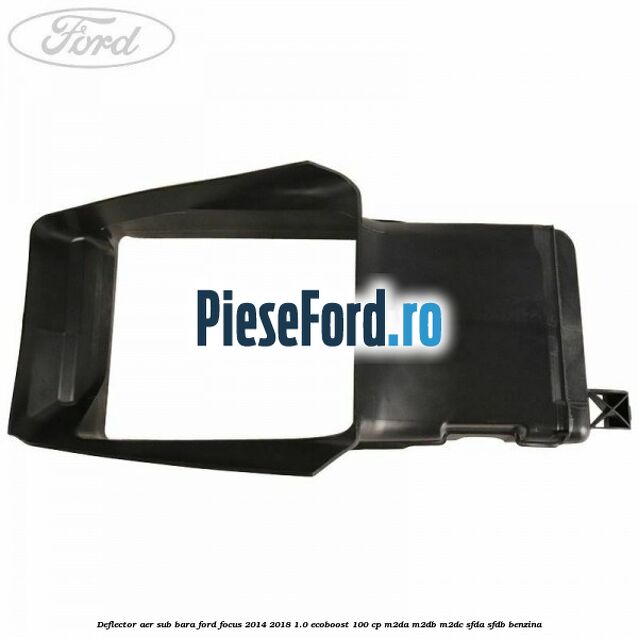 Deflector aer sub bara Ford Focus 2014-2018 1.0 EcoBoost 100 cp M2DA, M2DB, M2DC, SFDA, SFDB benzina
