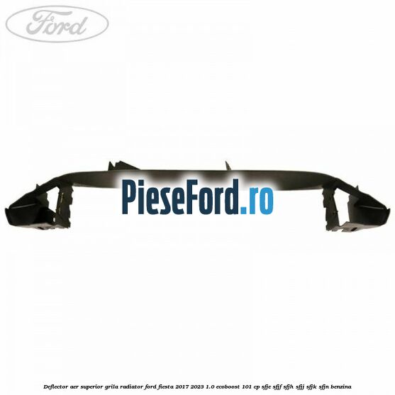 Deflector aer superior grila radiator Ford Fiesta 2017-2023 1.0 EcoBoost 101 cp SFJE, SFJF, SFJH, SFJJ, SFJK, SFJN benzina