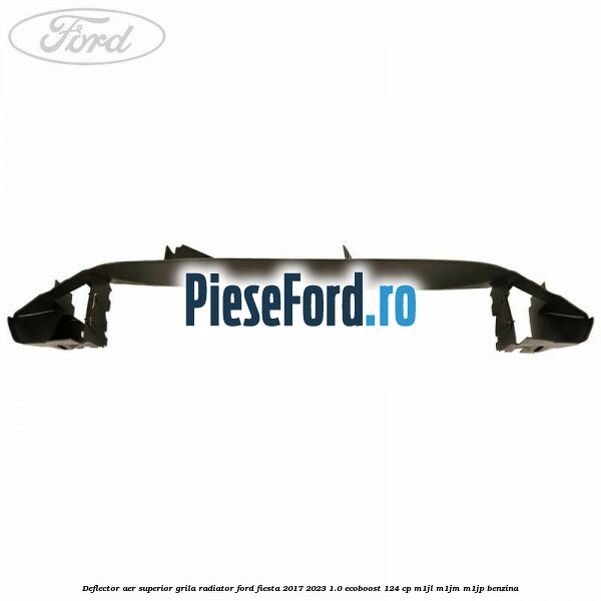 Deflector aer superior grila radiator Ford Fiesta 2017-2023 1.0 EcoBoost 124 cp M1JL, M1JM, M1JP benzina