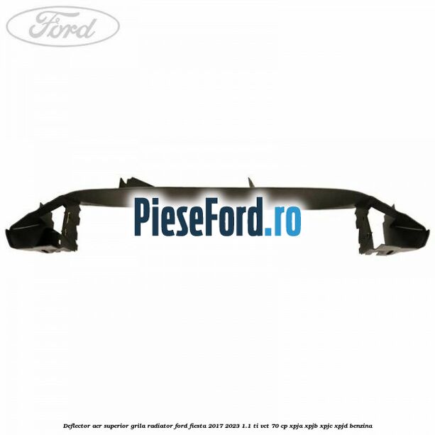 Deflector aer superior grila radiator Ford Fiesta 2017-2023 1.1 Ti-VCT 70 cp XPJA, XPJB, XPJC, XPJD benzina