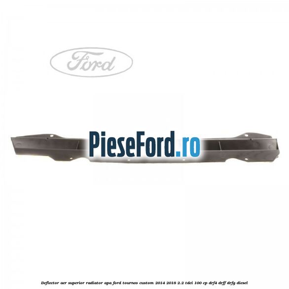Deflector aer superior radiator apa Ford Tourneo Custom 2014-2018 2.2 TDCi 100 cp DRF4, DRFF, DRFG diesel