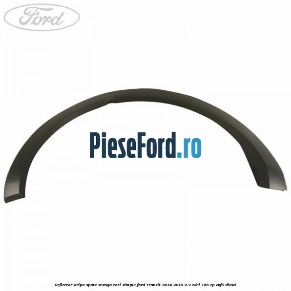 Deflector aripa spate stanga roti simple Ford Transit 2014-2018 2.2 TDCi 155 cp CVF5 diesel