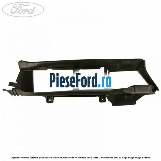 Deflector central inferior grila activa radiator Ford Tourneo Connect 2013-2018 1.0 EcoBoost 100 cp B3GA, M2GA, M2GB benzina
