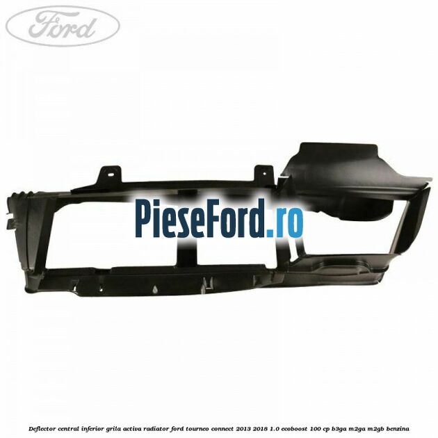 Deflector central inferior grila activa radiator Ford Tourneo Connect 2013-2018 1.0 EcoBoost 100 cp B3GA, M2GA, M2GB benzina