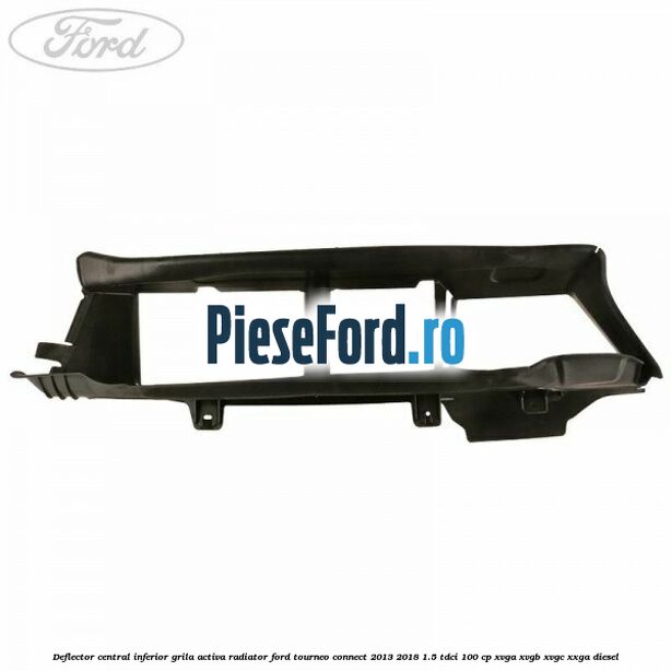 Deflector central inferior grila activa radiator Ford Tourneo Connect 2013-2018 1.5 TDCi 100 cp XVGA, XVGB, XVGC, XXGA diesel