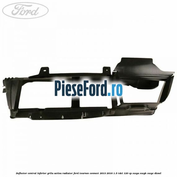 Deflector central inferior grila activa radiator Ford Tourneo Connect 2013-2018 1.5 TDCi 120 cp Deflector central inferior grila activa radiator Ford Tourneo Connect 2013-2018 1.5 TDCi 120 cp XWGA, XWGB, XWGC diesel