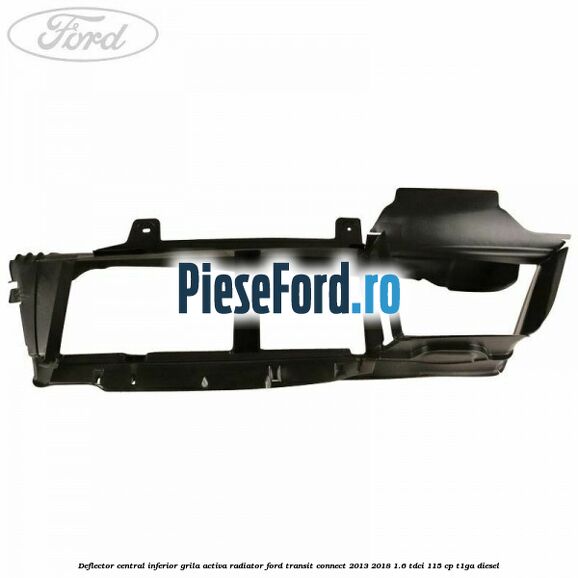 Deflector central inferior grila activa radiator Ford Transit Connect 2013-2018 1.6 TDCi 115 cp T1GA diesel