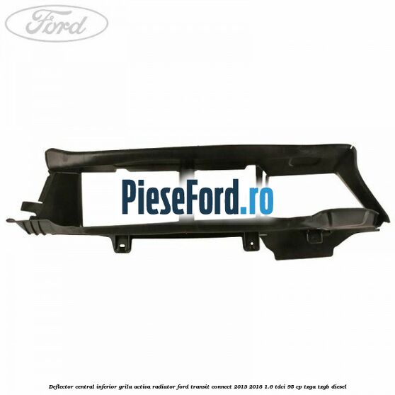 Deflector central inferior grila activa radiator Ford Transit Connect 2013-2018 1.6 TDCi 95 cp TZGA, TZGB diesel