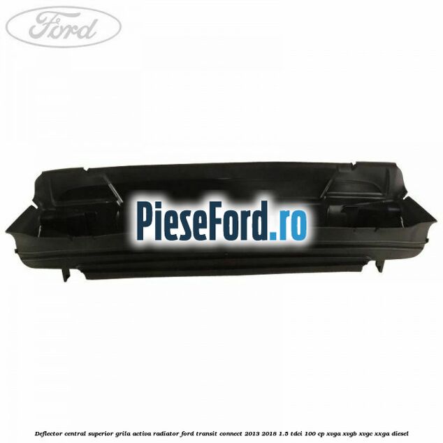 Deflector central superior grila activa radiator Ford Transit Connect 2013-2018 1.5 TDCi 100 cp Deflector central superior grila activa radiator Ford Transit Connect 2013-2018 1.5 TDCi 100 cp XVGA, XVGB, XVGC, XXGA diesel