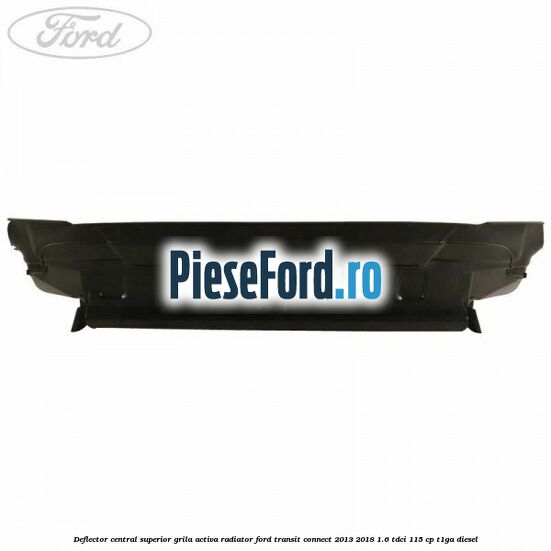 Deflector central superior grila activa radiator Ford Transit Connect 2013-2018 1.6 TDCi 115 cp T1GA diesel