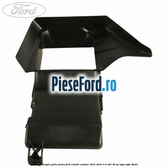 Deflector dreapta grila activa Ford Transit Connect 2013-2018 1.6 TDCi 95 cp TZGA, TZGB diesel