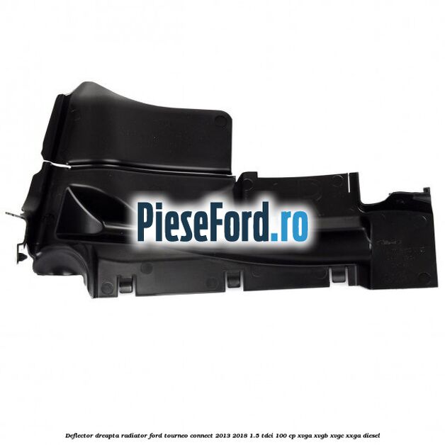 Deflector dreapta radiator Ford Tourneo Connect 2013-2018 1.5 TDCi 100 cp XVGA, XVGB, XVGC, XXGA diesel