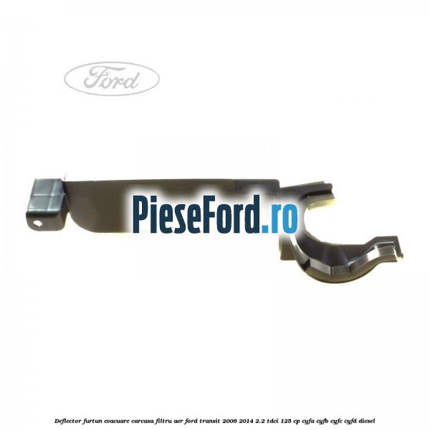 Deflector furtun evacuare carcasa filtru aer Ford Transit 2006-2014 2.2 TDCi 125 cp Deflector furtun evacuare carcasa filtru aer Ford Transit 2006-2014 2.2 TDCi 125 cp CYFA, CYFB, CYFC, CYFD diesel