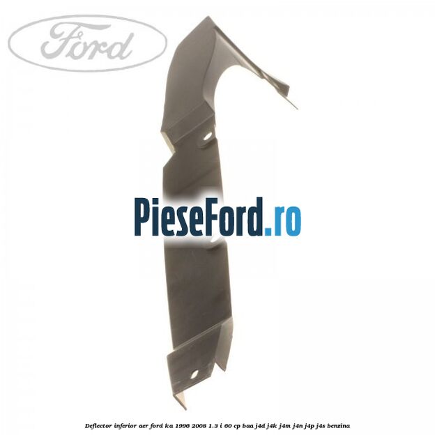 Deflector inferior aer Ford Ka 1996-2008 1.3 i 60 cp BAA, J4D, J4K, J4M, J4N, J4P, J4S benzina