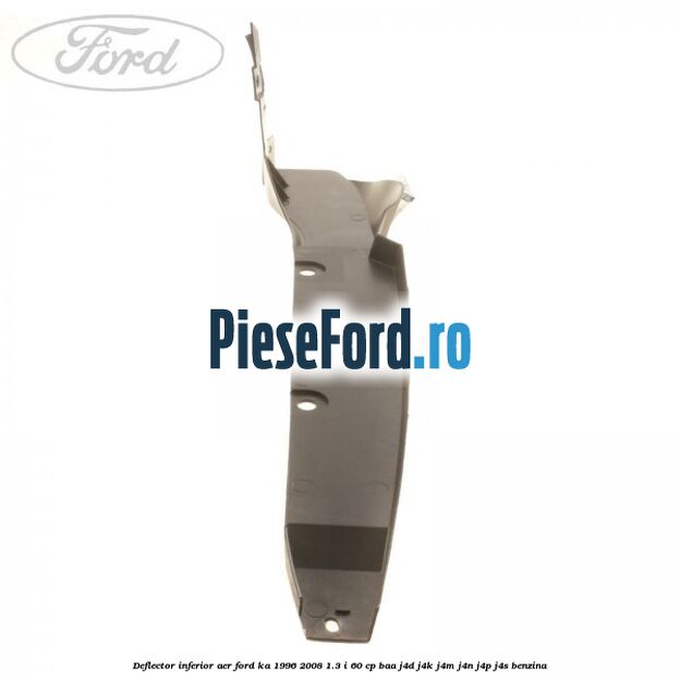 Deflector inferior aer Ford Ka 1996-2008 1.3 i 60 cp BAA, J4D, J4K, J4M, J4N, J4P, J4S benzina