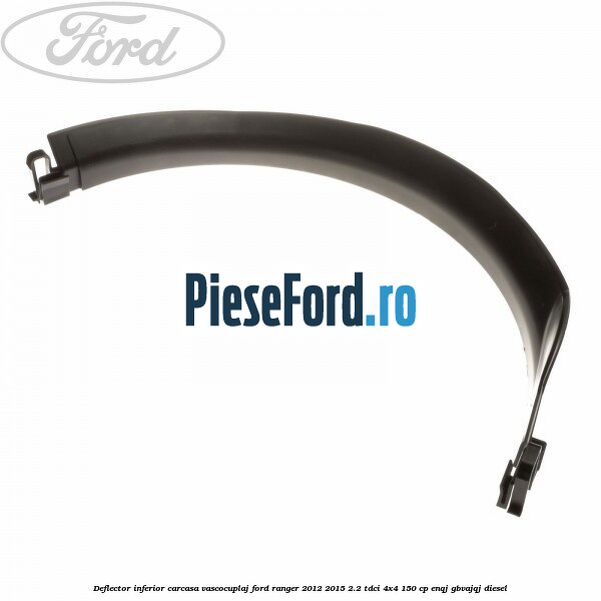 Deflector inferior carcasa vascocuplaj Ford Ranger 2012-2015 2.2 TDCi 4x4 150 cp ENQJ, GBVAJQJ diesel