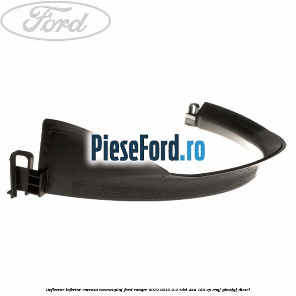 Deflector inferior carcasa vascocuplaj Ford Ranger 2012-2015 2.2 TDCi 4x4 150 cp ENQJ, GBVAJQJ diesel