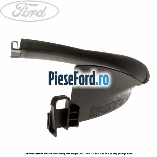 Deflector inferior carcasa vascocuplaj Ford Ranger 2012-2015 2.2 TDCi 4x4 150 cp ENQJ, GBVAJQJ diesel