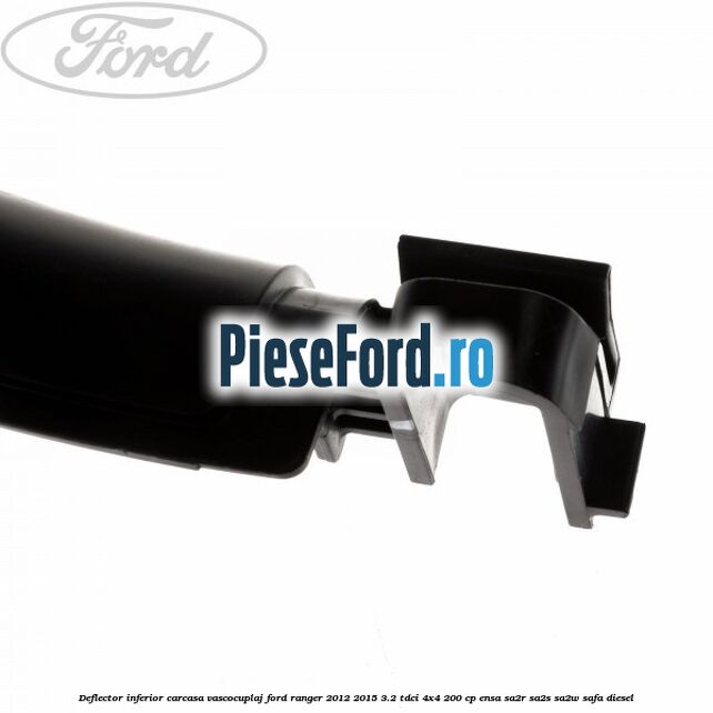 Deflector inferior carcasa vascocuplaj Ford Ranger 2012-2015 3.2 TDCi 4x4 200 cp ENSA, SA2R, SA2S, SA2W, SAFA diesel