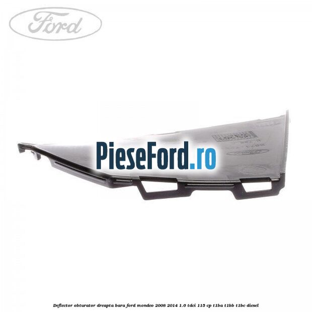 Deflector obturator dreapta bara Ford Mondeo 2008-2014 1.6 TDCi 115 cp T1BA, T1BB, T1BC diesel