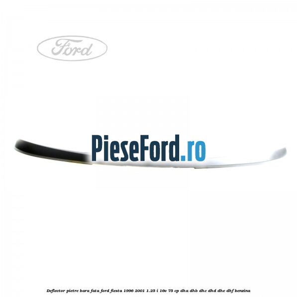 Deflector pietre bara fata Ford Fiesta 1996-2001 1.25 i 16V 75 cp DHA, DHB, DHC, DHD, DHE, DHF benzina