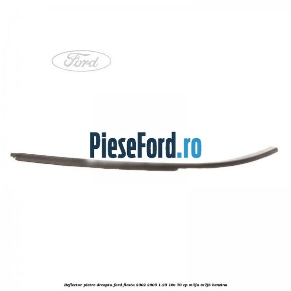 Deflector pietre, dreapta Ford Fiesta 2002-2005 1.25 16V 70 cp M7JA, M7JB benzina
