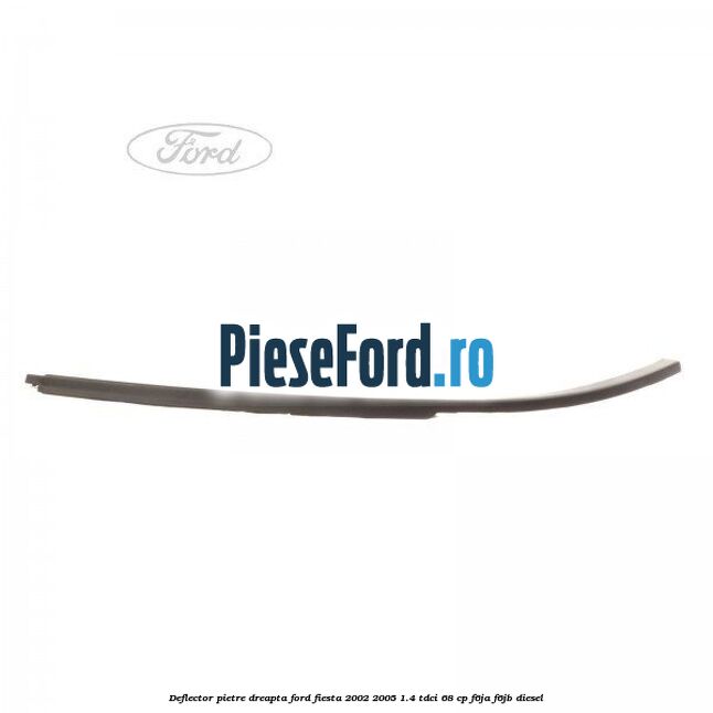 Deflector pietre, dreapta Ford Fiesta 2002-2005 1.4 TDCi 68 cp F6JA, F6JB diesel