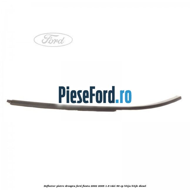 Deflector pietre, dreapta Ford Fiesta 2002-2005 1.6 TDCi 90 cp HHJA, HHJB diesel