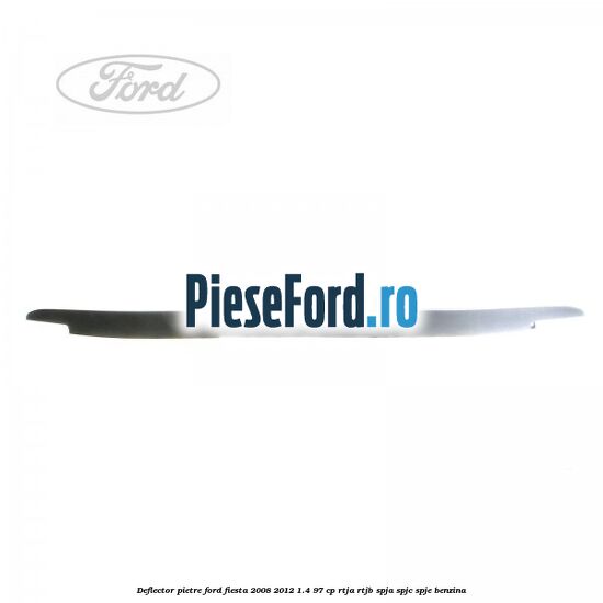 Deflector pietre Ford Fiesta 2008-2012 1.4 97 cp RTJA, RTJB, SPJA, SPJC, SPJE benzina