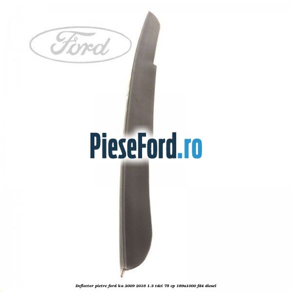 Deflector pietre Ford Ka 2009-2016 1.3 TDCi 75 cp 169A1000, FD4 diesel