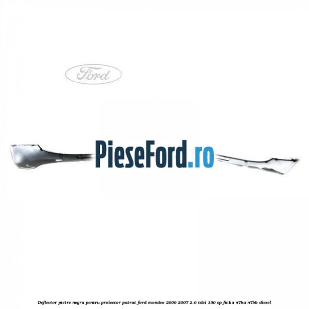 Deflector pietre negru pentru proiector patrat Ford Mondeo 2000-2007 2.0 TDCi 130 cp Deflector pietre negru pentru proiector patrat Ford Mondeo 2000-2007 2.0 TDCi 130 cp FMBA, N7BA, N7BB diesel