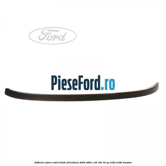 Deflector pietre satin black Ford Fiesta 2005-2008 1.25 16V 70 cp Deflector pietre satin black Ford Fiesta 2005-2008 1.25 16V 70 cp M7JA, M7JB benzina