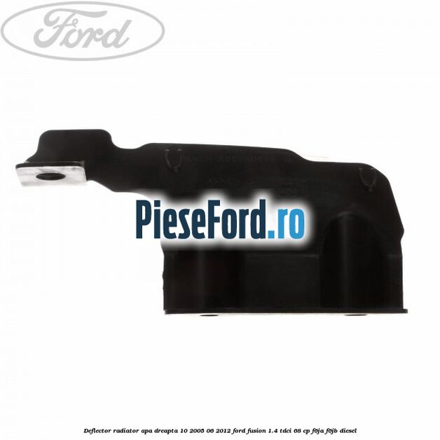 Deflector radiator apa dreapta 10/2005-06/2012 Ford Fusion 1.4 TDCi 68 cp F6JA, F6JB diesel