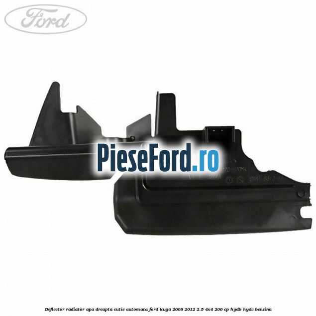 Deflector radiator apa dreapta cutie automata Ford Kuga 2008-2012 2.5 4x4 200 cp HYDB, HYDC benzina