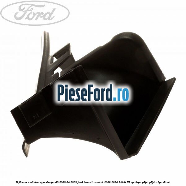 Deflector radiator apa stanga 08/2006-04/2009 Ford Transit Connect 2002-2014 1.8 Di 75 cp BHPA, P7PA, P7PB, R2PA diesel