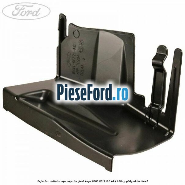 Deflector radiator apa superior Ford Kuga 2008-2012 2.0 TDCi 136 cp G6DG, UKDA diesel