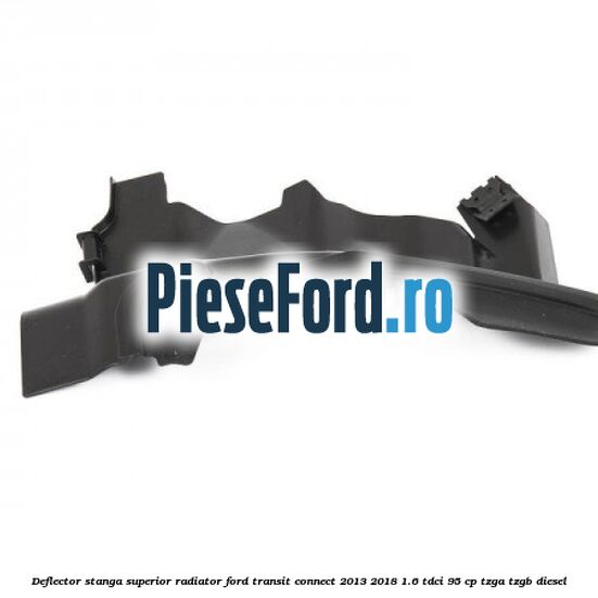 Deflector stanga superior radiator Ford Transit Connect 2013-2018 1.6 TDCi 95 cp TZGA, TZGB diesel